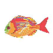 Dibujo gresite HT-K Colisa roja