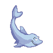 Dibujo gresite HT-K Delfín playero