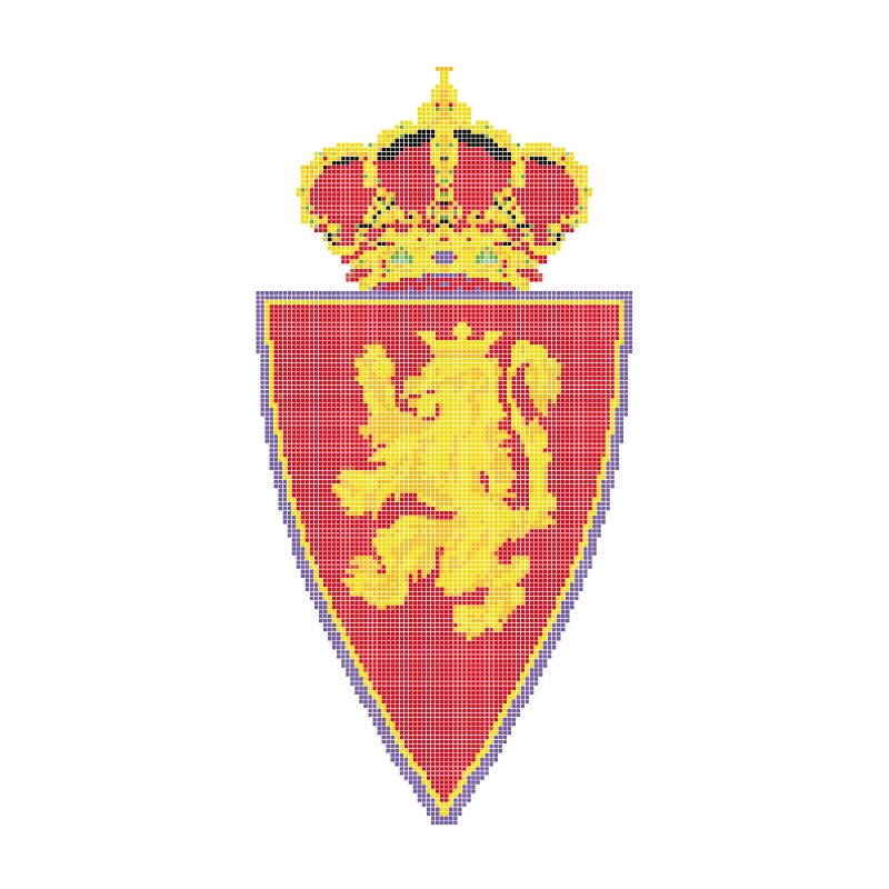 Escudo gresite HT-K Real Zaragoza
