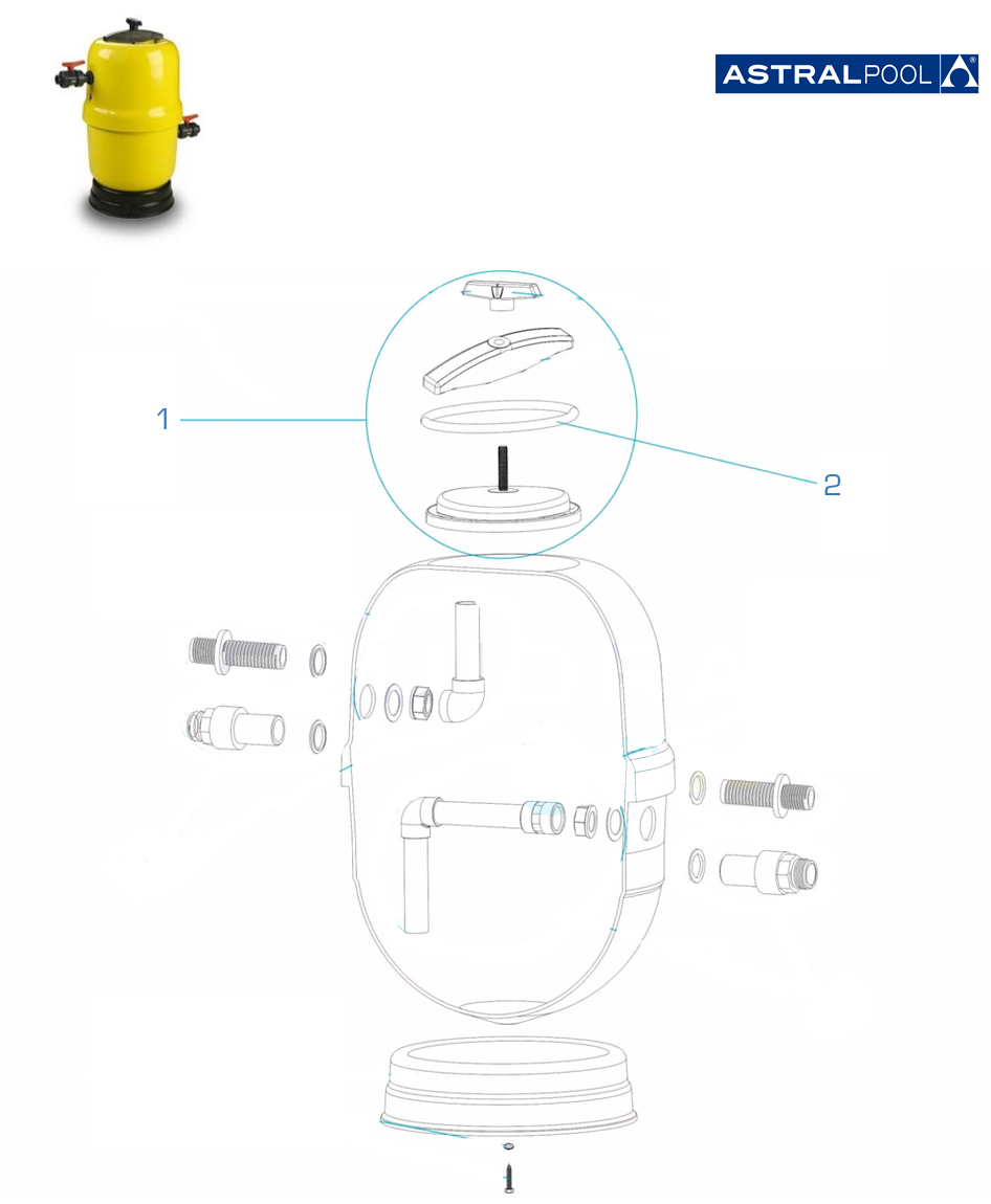Pièces détachées Distributeur Clorimax