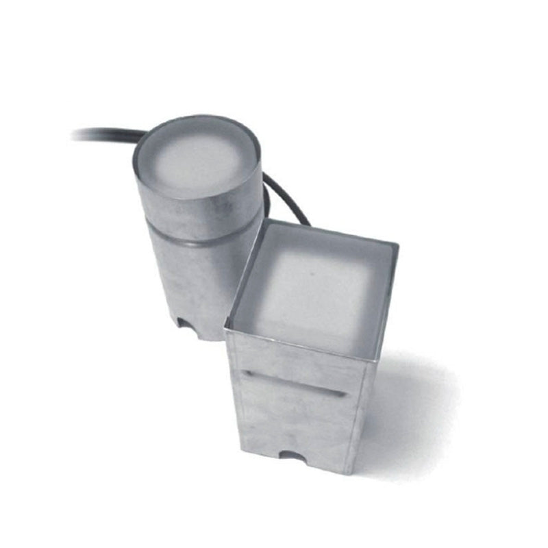 Foco LED Astralpool Brick Light blanco redondo para jardín