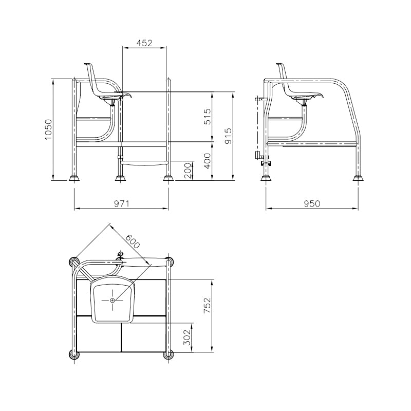 Silla socorrista H-400 acceso rápido
