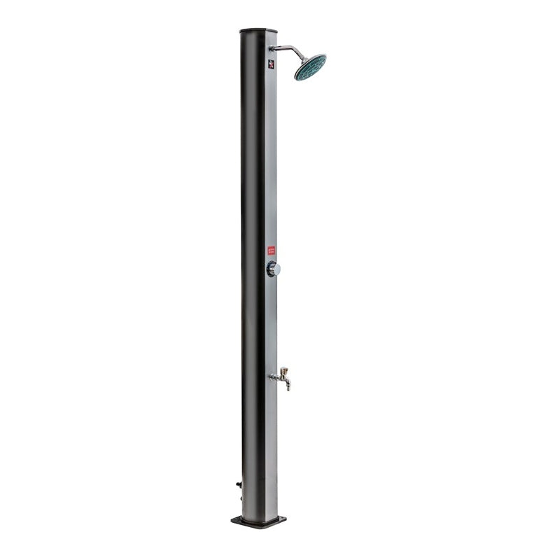Ducha solar GRE 35 litros (PVC) con grifo lavapiés