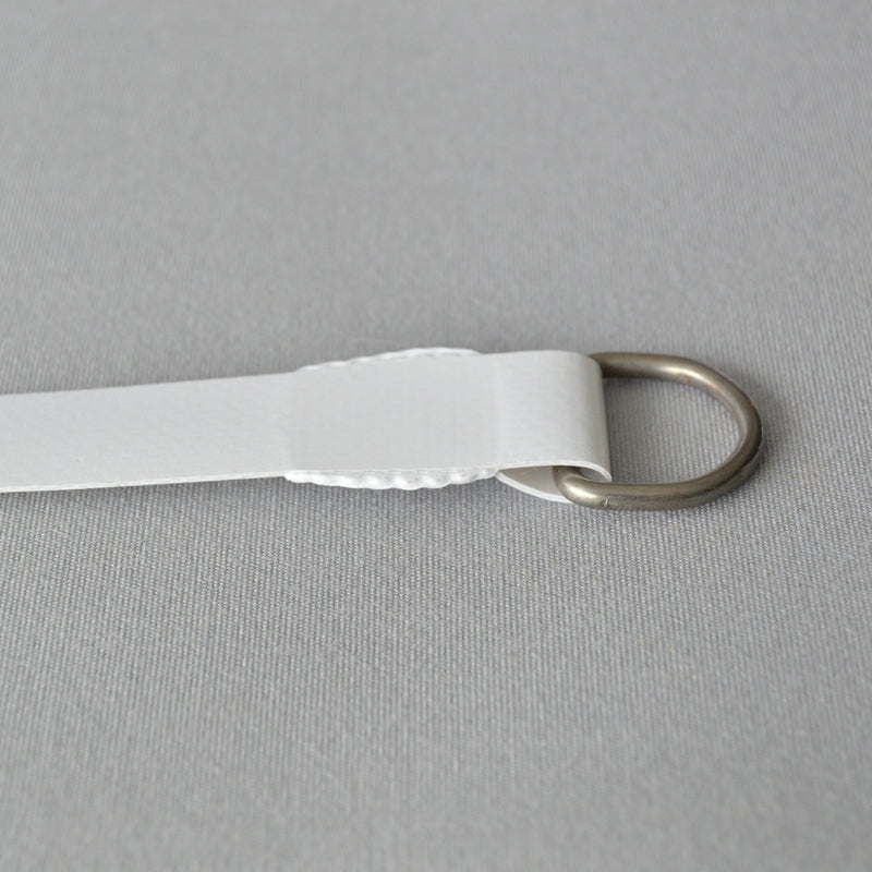 Cinta larga con anilla (blanca - 95,5 cm)