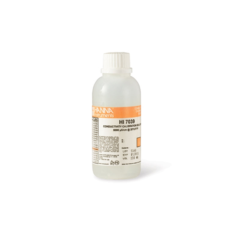 Solución Hanna calibración CE 5000 microS/cm 230 ml