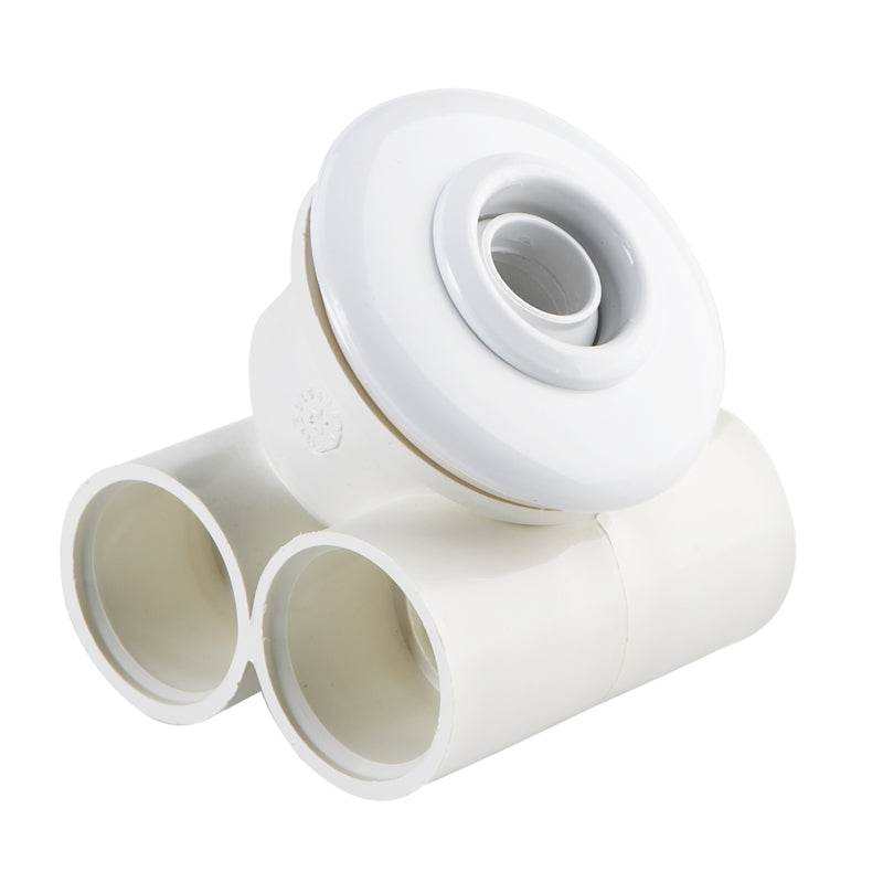 Jet 1 1/4" ABS blanco minispas