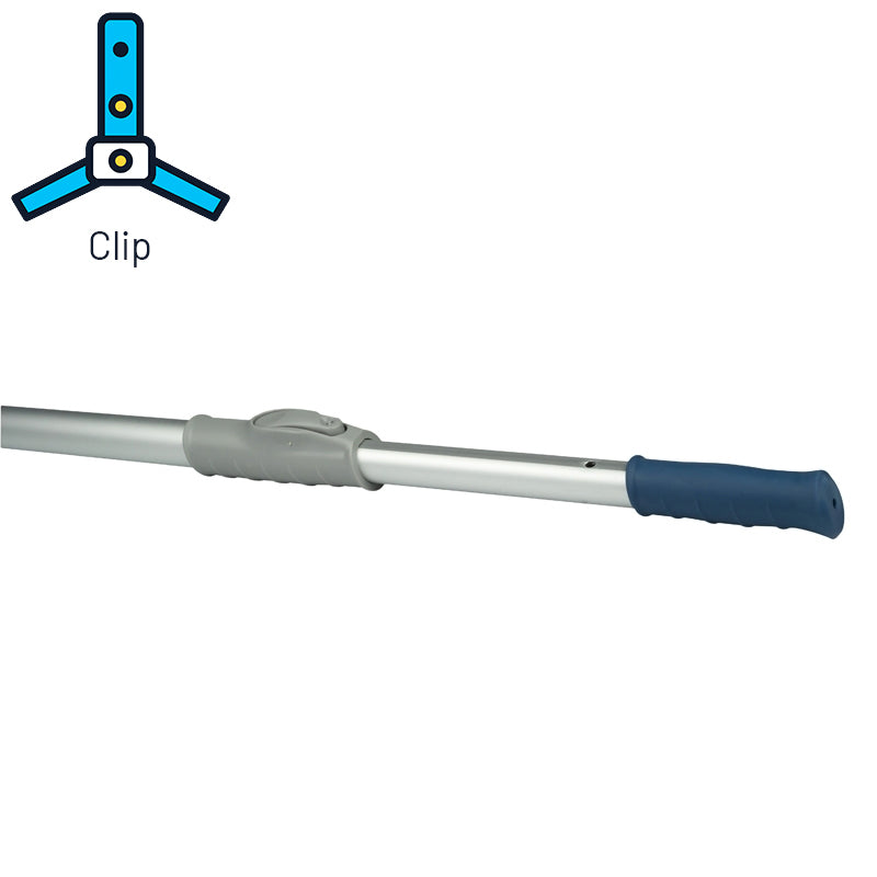 Mango aluminio 3,60 m Blue Line fijación clip