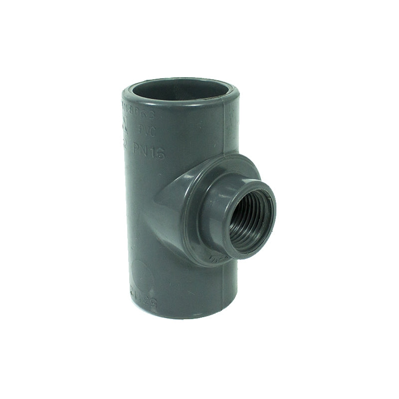 Te Mixta D.32 encolar con centro roscado 1/2"