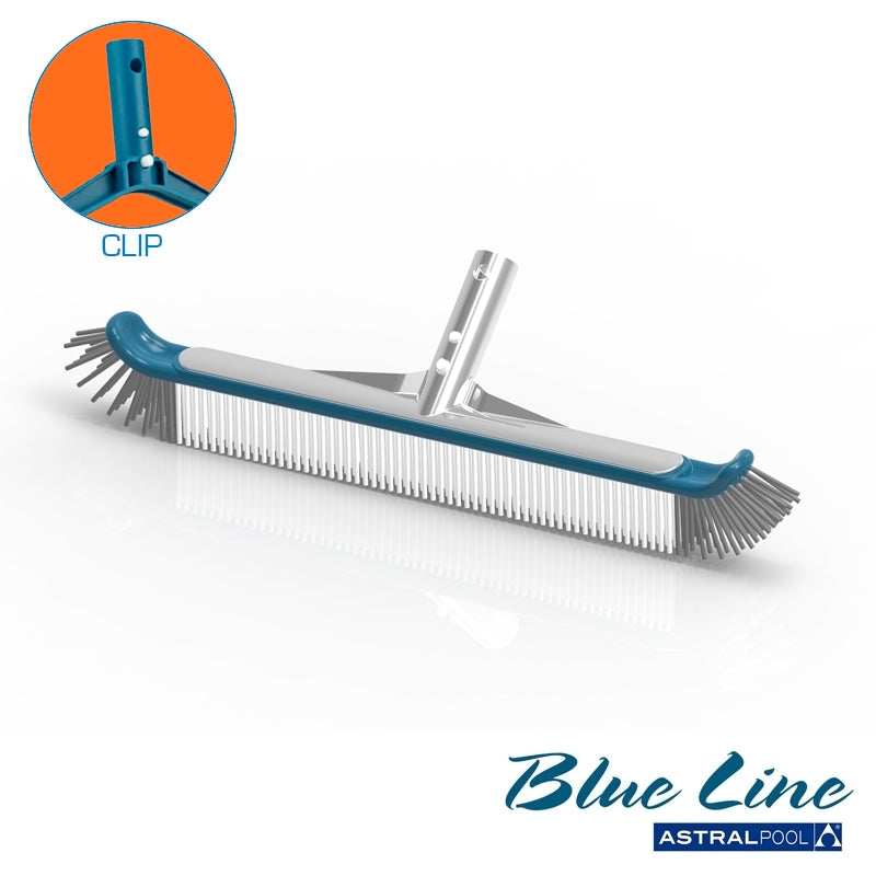 Cepillo con mango fijo Blue Line fijación clip