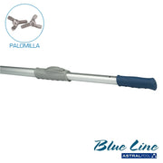 Mango aluminio 1,8+1,8 m Blue Line fijación palomilla