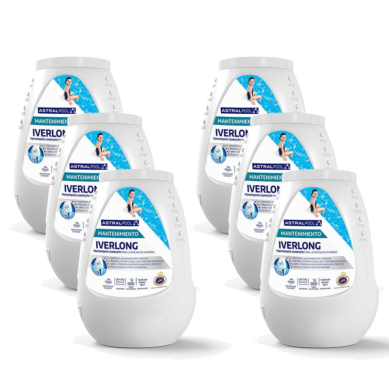 Inverlong AstralPool Invernador para piscinas- Pack de 6 envases
