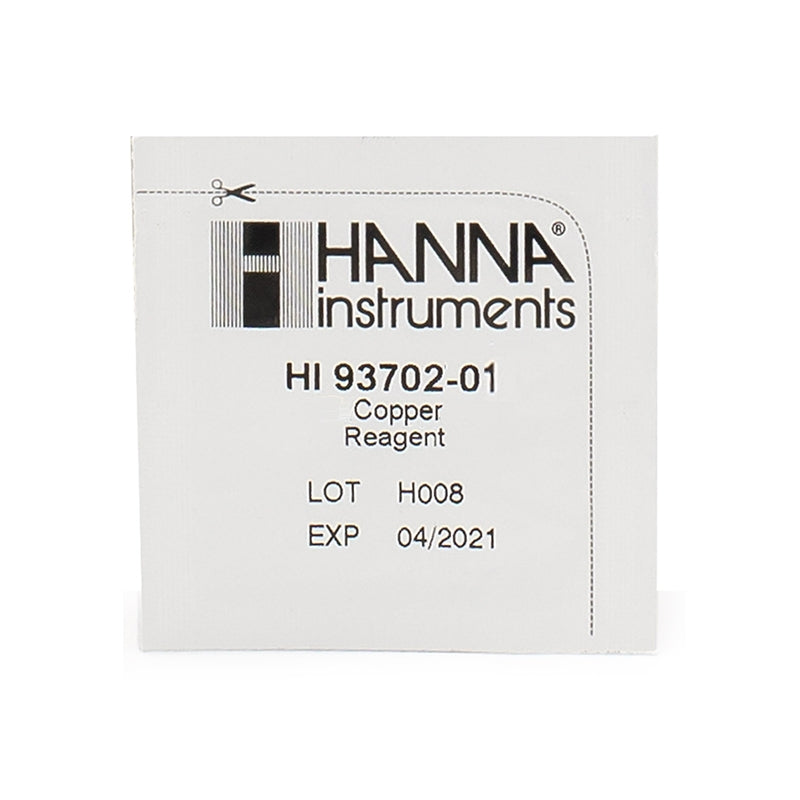 Reactivo polvo Hanna para Cobre 100 test