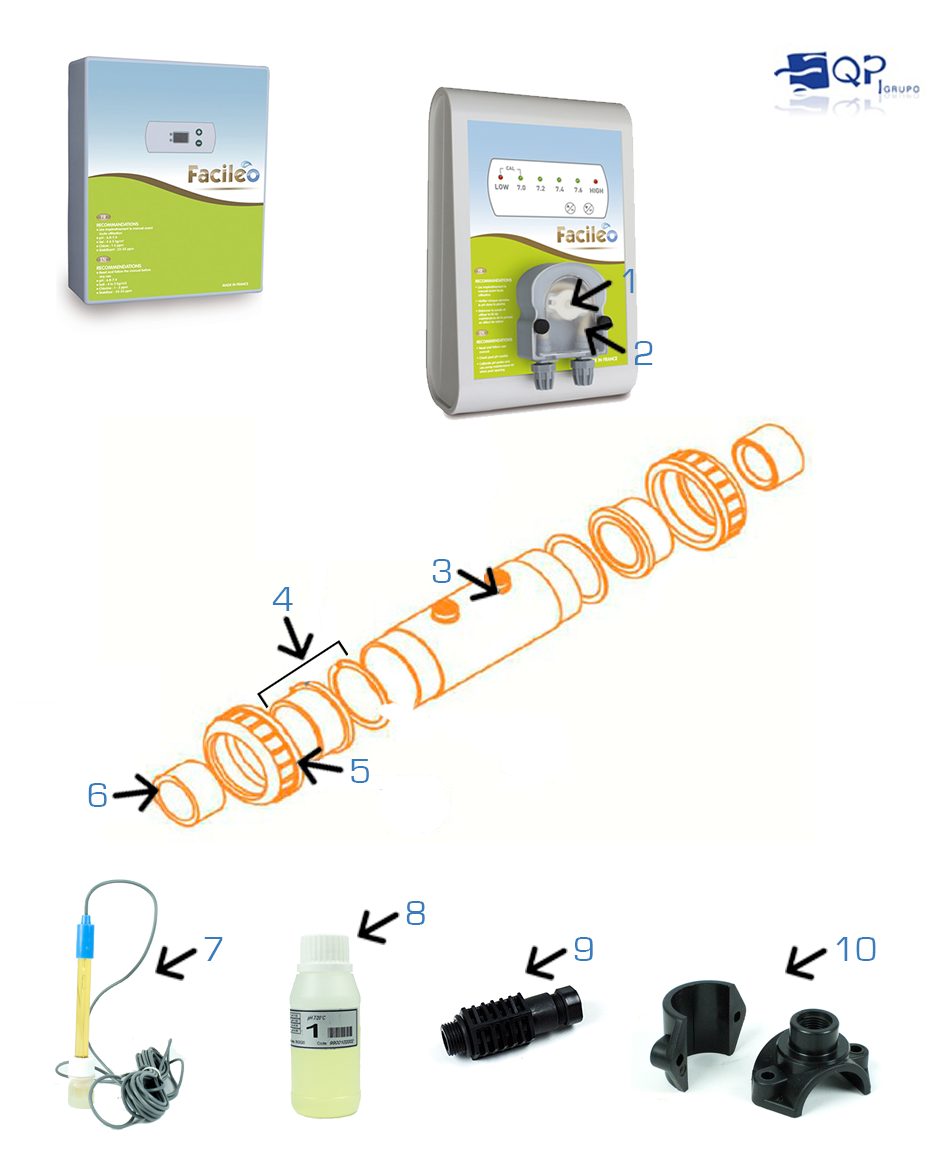 Facileo Chlorinator Onderdelen