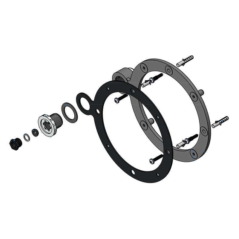 Adaptador Astralpool LumiPlus FlexiSlim piscinas hormigón+liner
