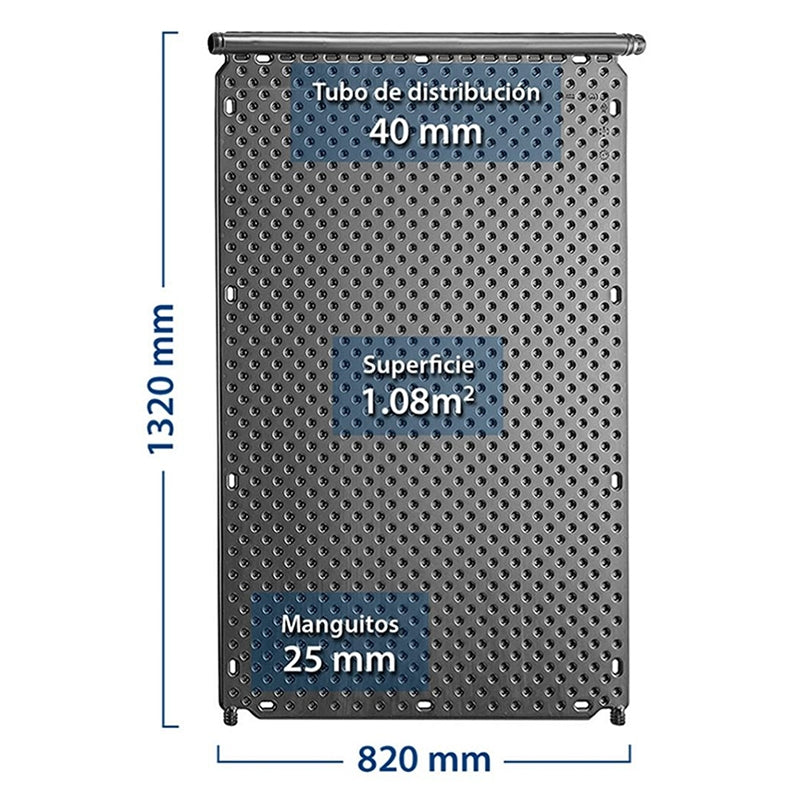 Colector solar piscinas oku 1000