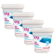 Cloro rápido granulado CTX 200/GR en 5 kg - Pack de 4 envases