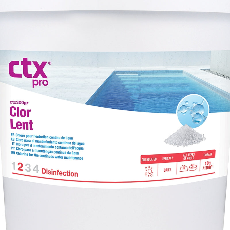 Cloro lento granulado CTX 300/GR en 25 kg