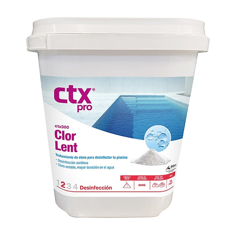 Cloro lento en polvo CTX 300 en 5 kg