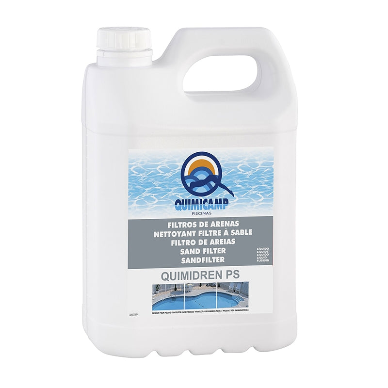 Limpiador desincrustante de filtros Quimidren PS en 5 litros