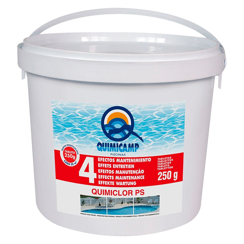 Multiacción pastillas Quimicamp Quimiclor PS 4 efectos (5 kg)