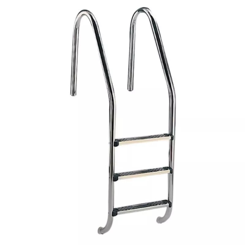 Escalera piscina Aquarama Standard 3 peldaños AISI-316 Electropulida (especial cloración salina)
