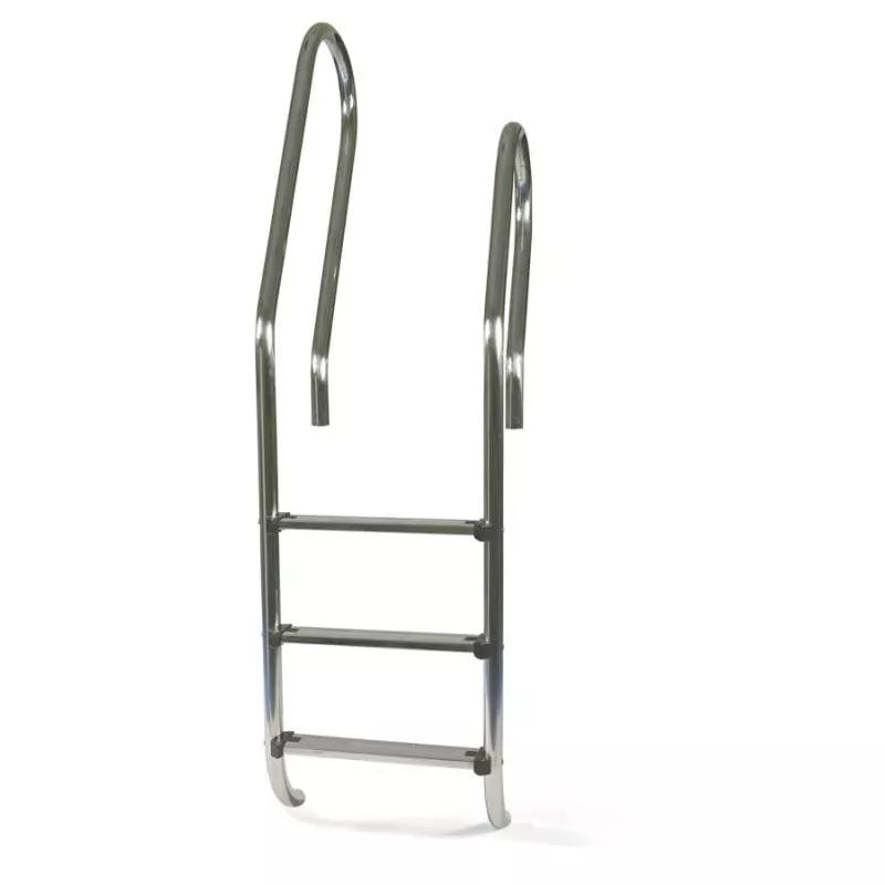 Escalera piscina Aquarama Mixta Asimétrica 3 peldaños AISI-304