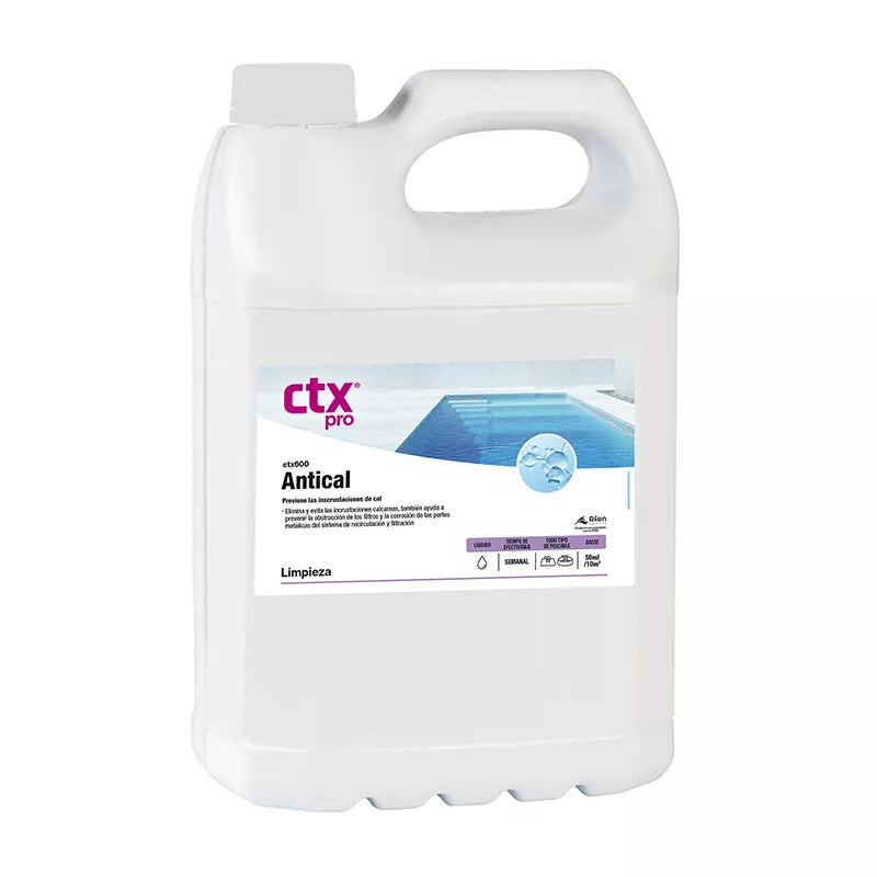 Anticalcareo CTX 600 en 5 lts