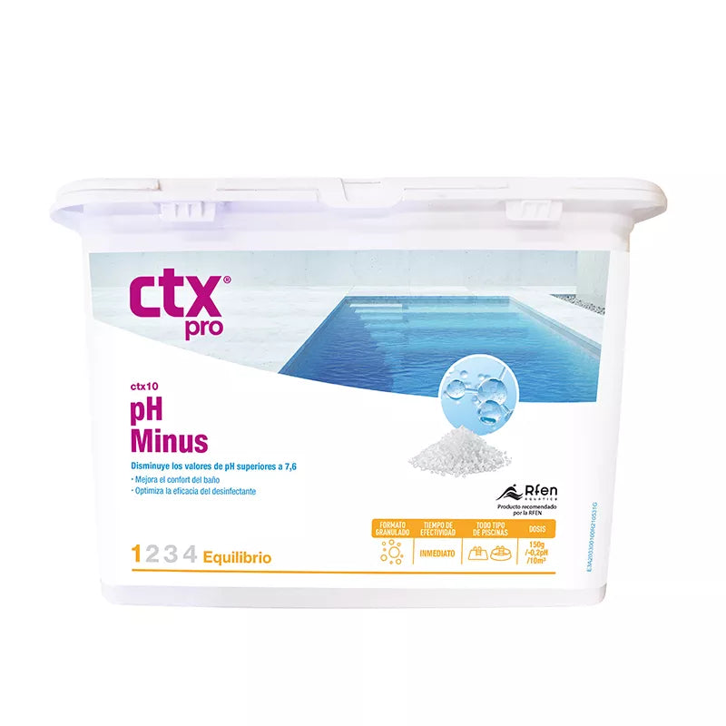 Minorador de pH CTX 10 en 1,5 Kg.