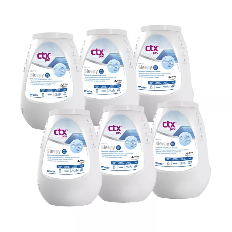 Dosificador invierno para piscinas CTX 235 Sleepy - Pack de 6 envases
