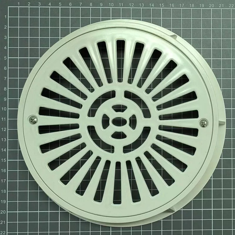 Reja de desagüe para piscinas 200mm.