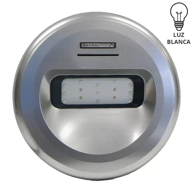 LED spotlight Astralpool LumiPlus Design White light Inox effect