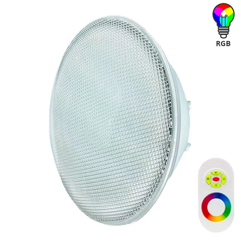 Lámpara LED Luz RGB PAR56 800 lumens con mando