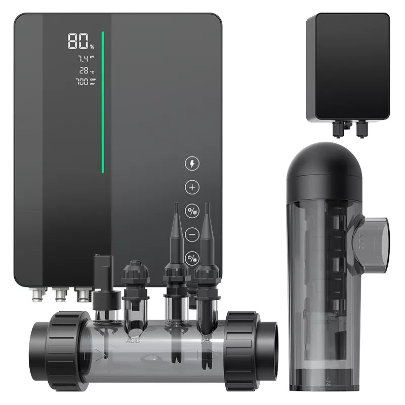 Electrolyseur au sel Aquark InverClear Ares 16 g/h WiFi + pH + Redox