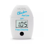 Medidor digital de cloro livre HANNA Checker Pool Line HI7014 com faixa de 0,0-2,50 ppm