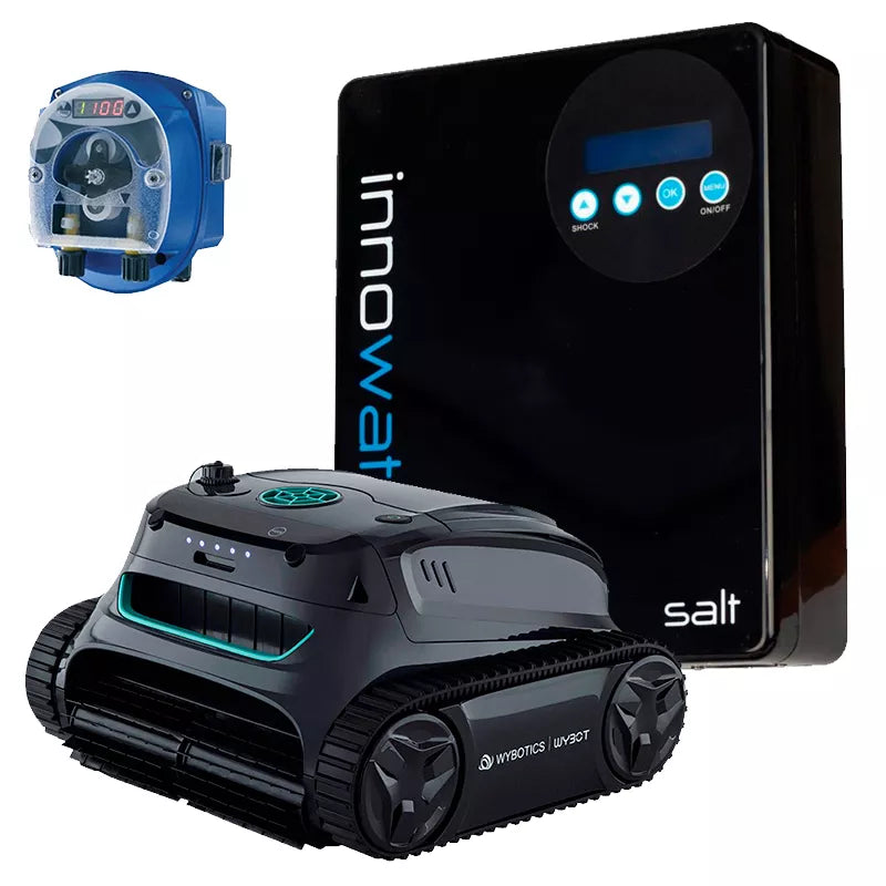 Clorador salino Innowater SALT 20 + Regulador de pH Seko Dinamik + Wybot i30 NG