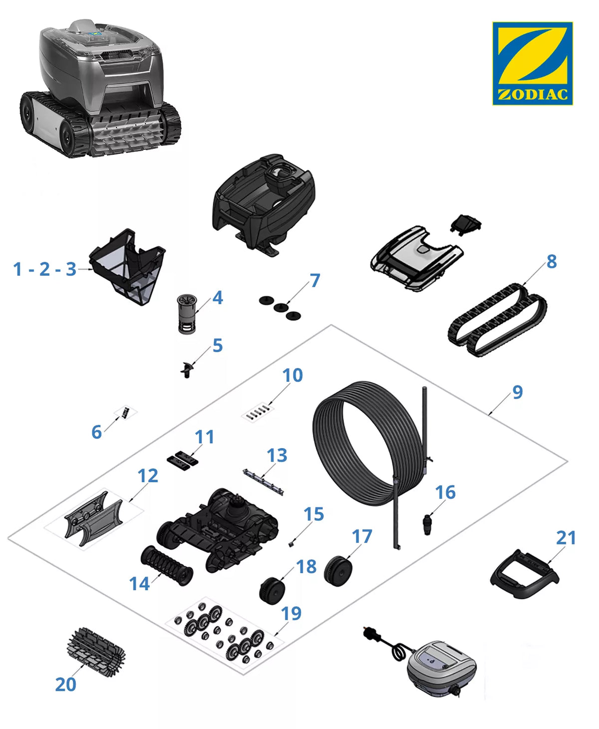 Pièces détachées Zodiac OT 3300