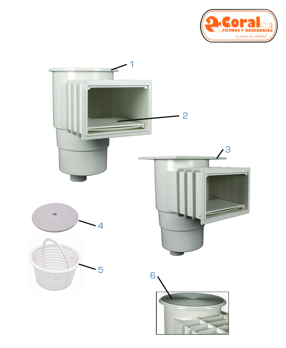 Recambios Skimmer Coral