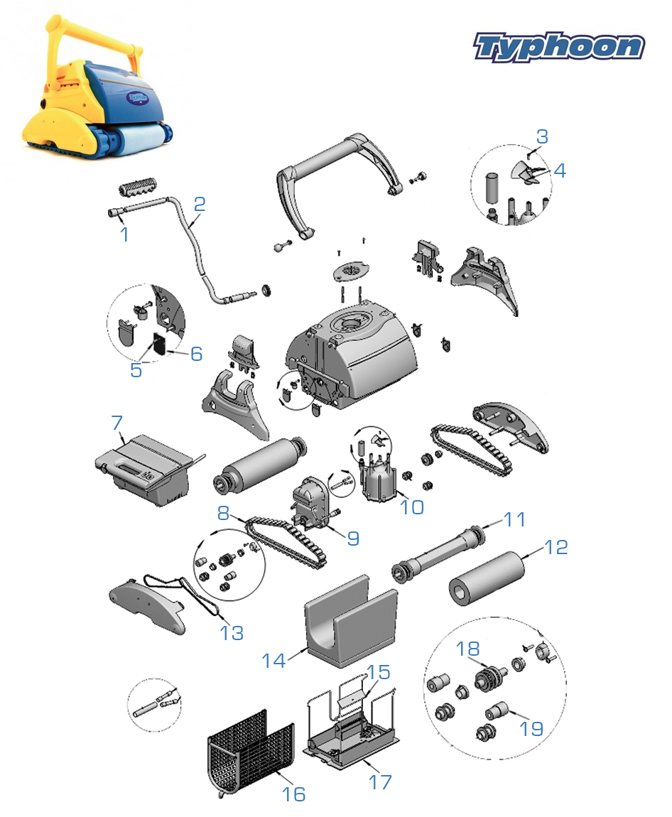 Pièces détachées Typhoon Smart