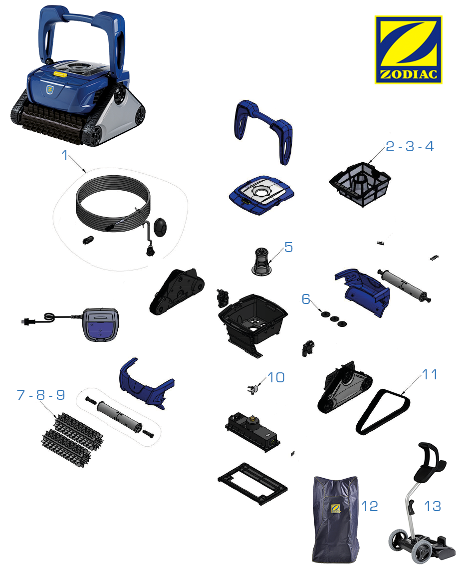 Recambios Zodiac RC 4401