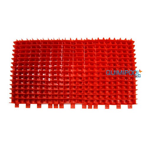 Cepillo PVC rojo Dolphin 3001