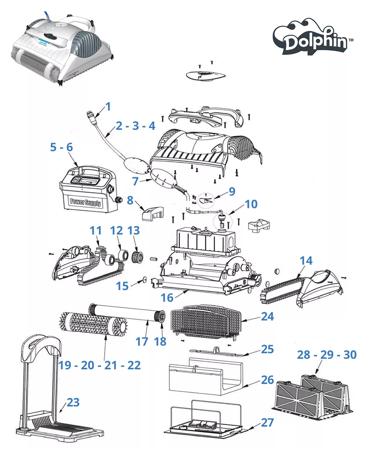 Recambios para Dolphin Saturn