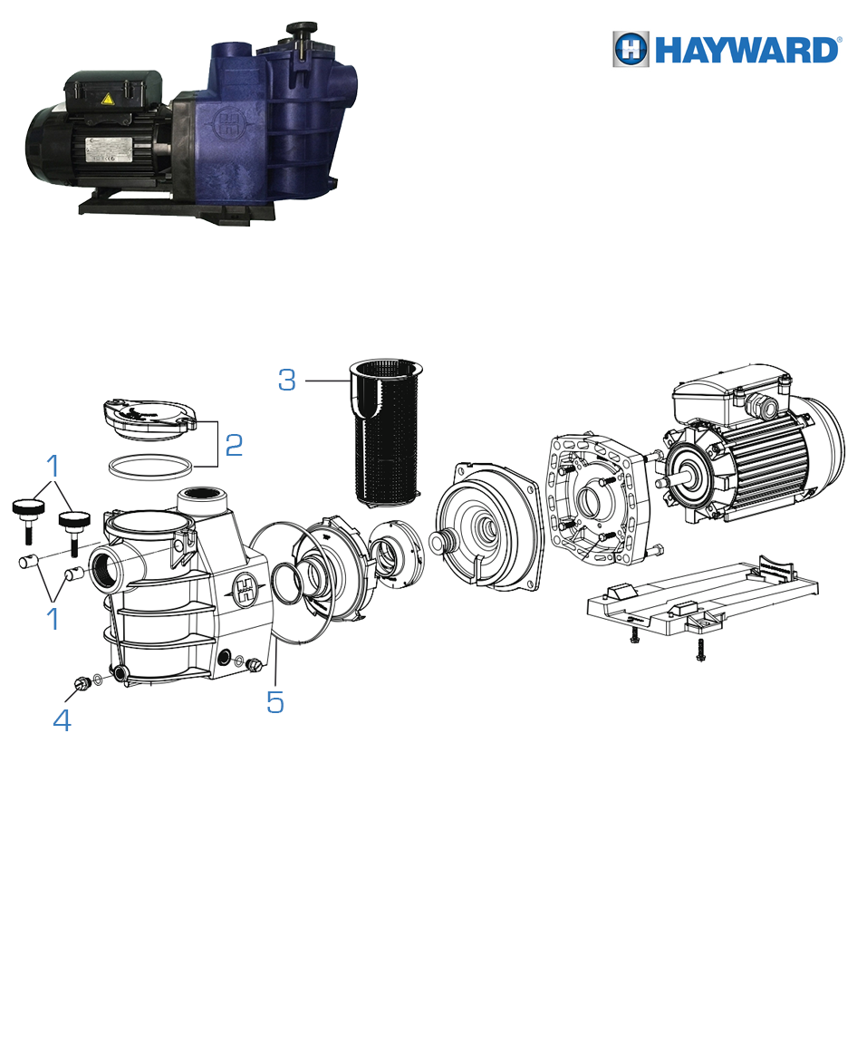 Ersatzteilpumpe Hayward Starpump II
