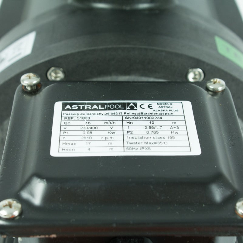 Bomba Alaska plus 1/2 CV 230 V Mono
