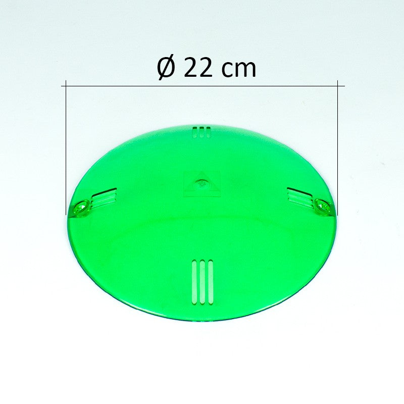 Lentes para focos empotrados de piscinas verde