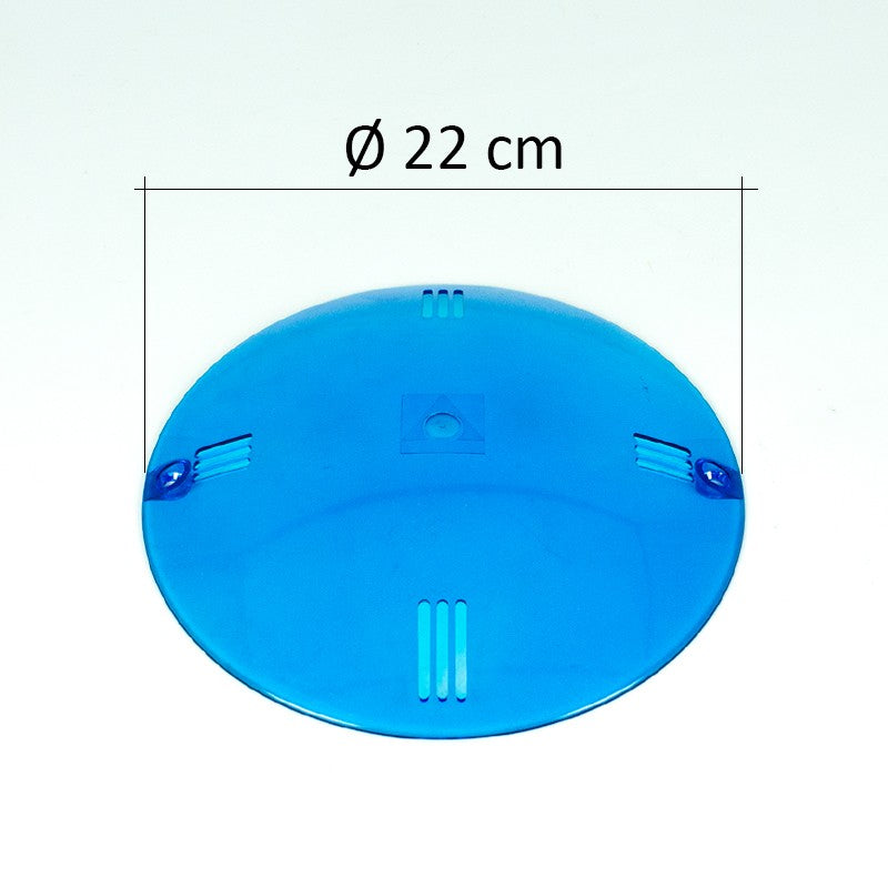 Lentes para focos empotrado de piscinas azul