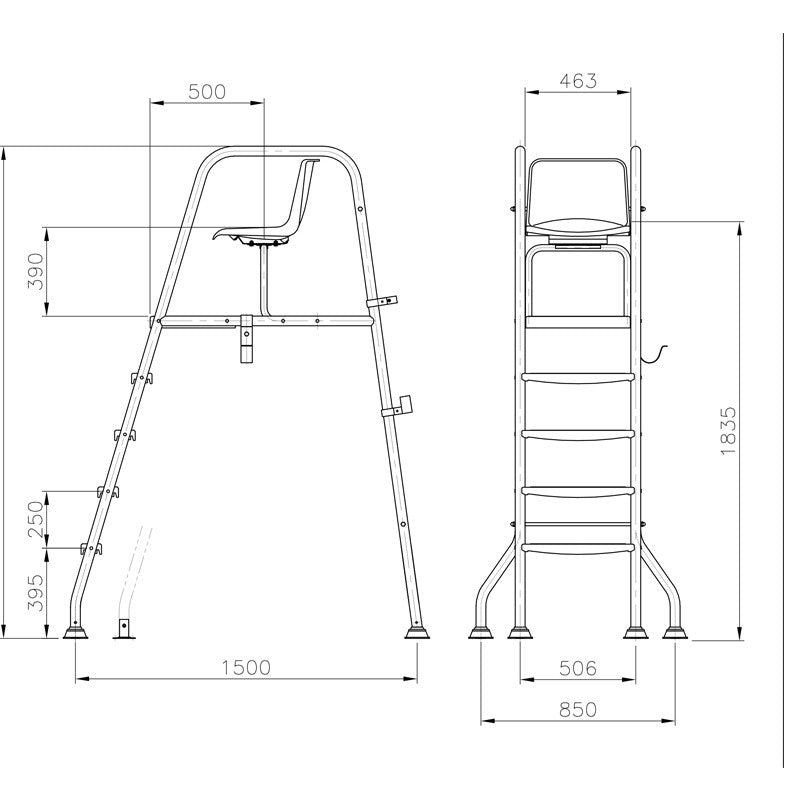 Silla para socorrista
