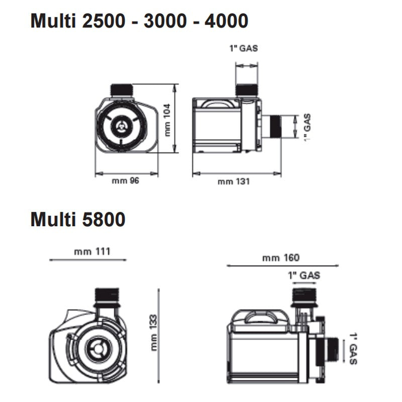 Bomba de fuente Sicce Multi 2500