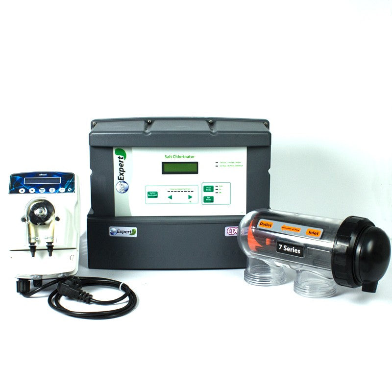 Clorador salino CTX SaltExpert VX 75 con regulador pH ePool
