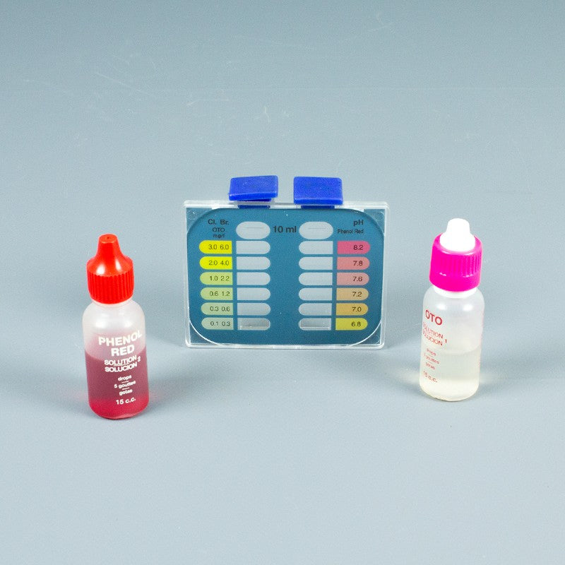 Estuche Comprobador de cloro bromo y ph