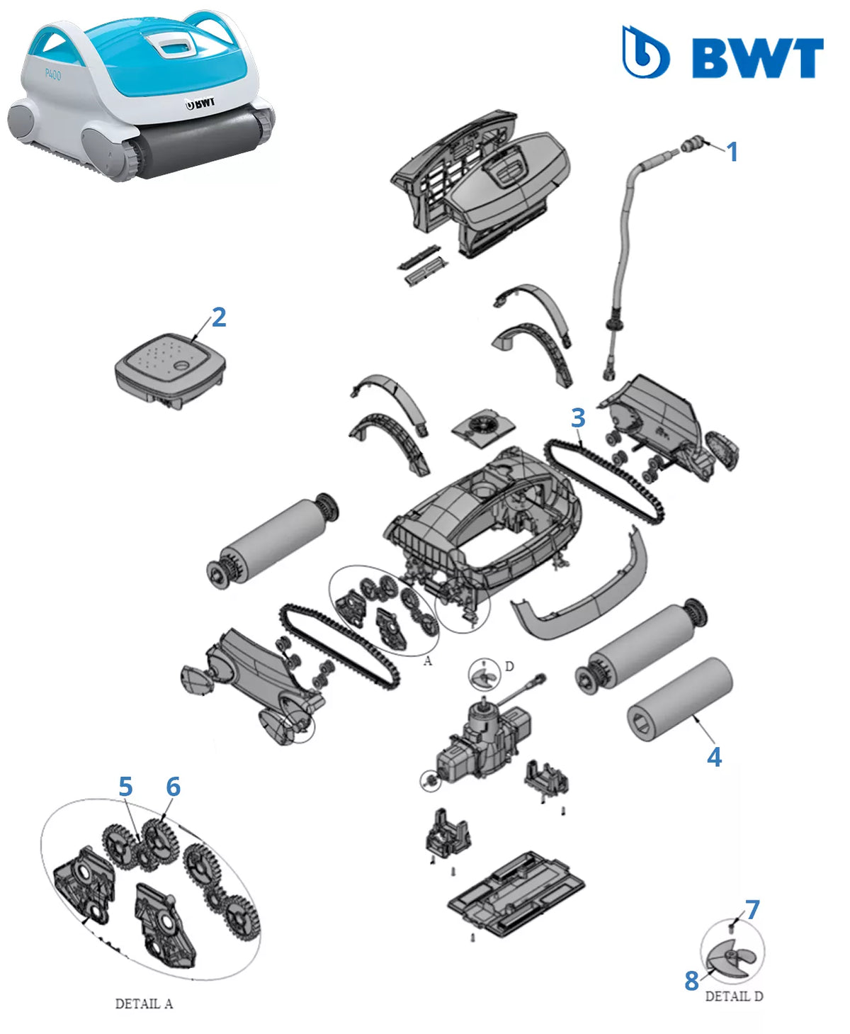Recambios BWT P400